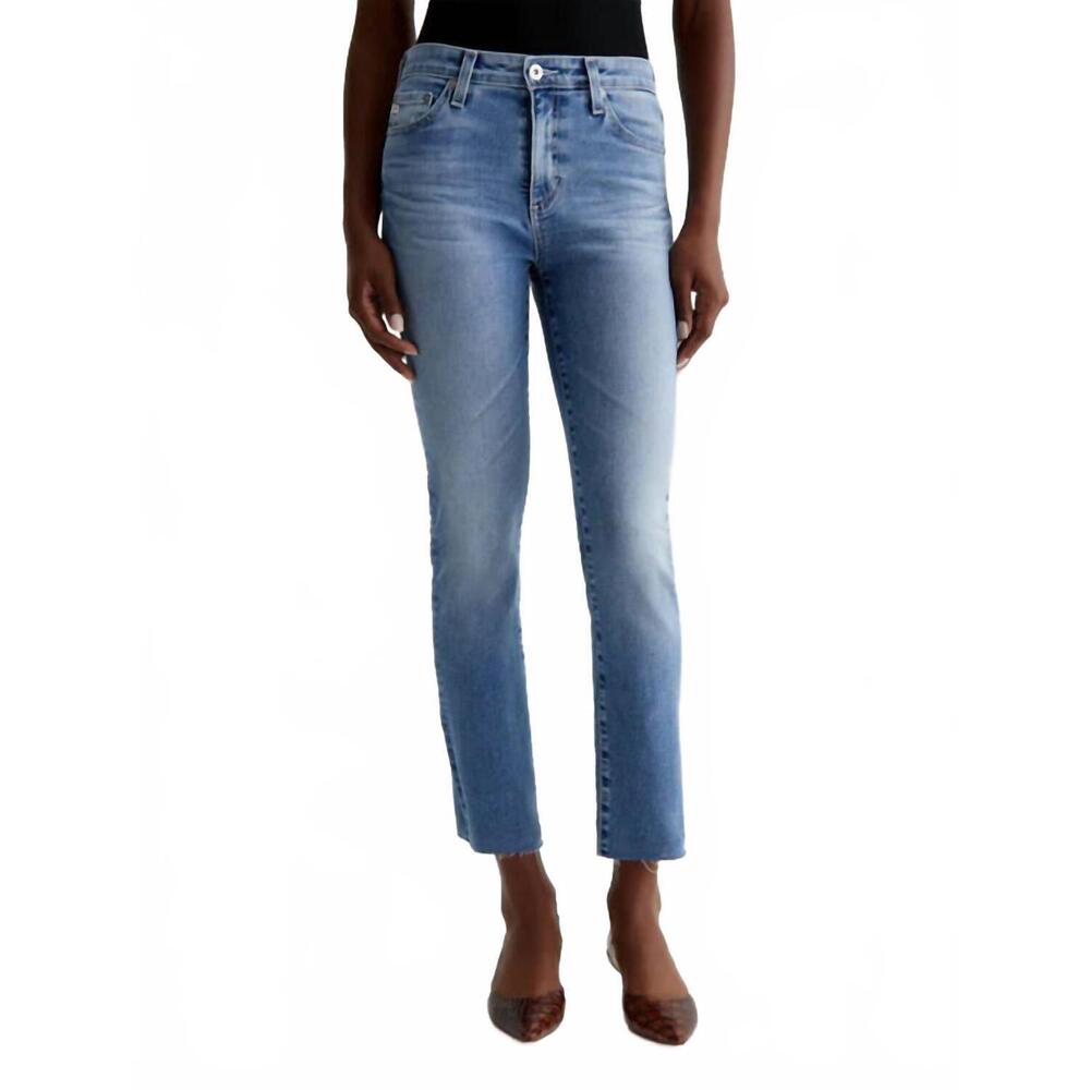 NEW AG JEANS mari crop jeans in blue